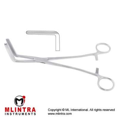 Wertheim-Cullen Vaginal Clamp Stainless Steel, 21 cm - 8 1/4"